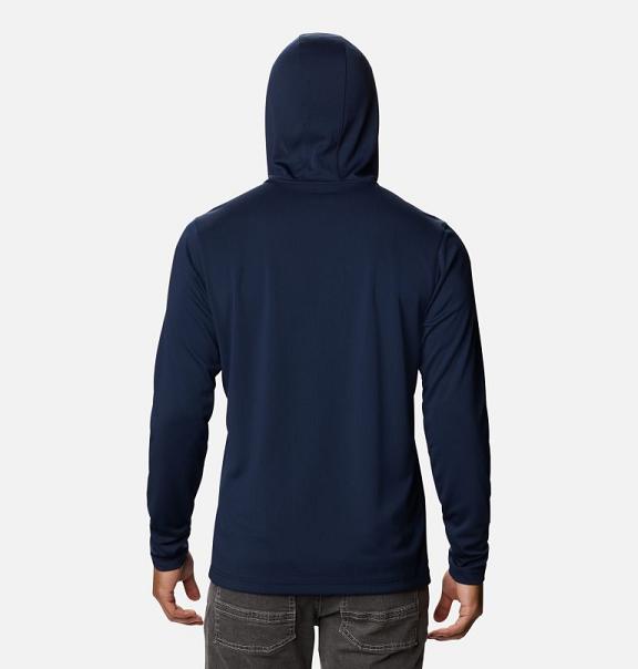 Columbia Mist Trail Hoodies Navy For Men's NZ46190 New Zealand